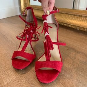 Ann Taylor strappy heels